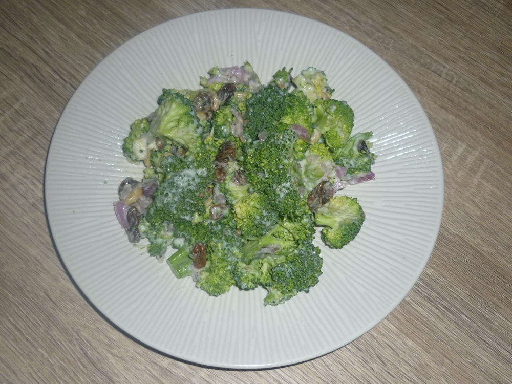 Raw Broccoli Salad by cookingtrips inspired by Gordon Ramsay