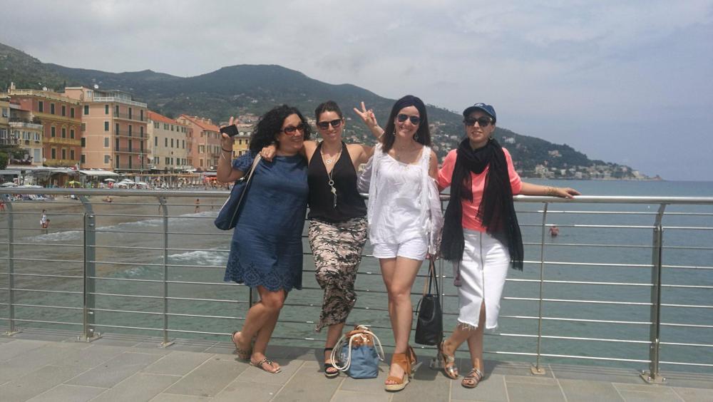 Girls Band in Alassio Italy - June 2018